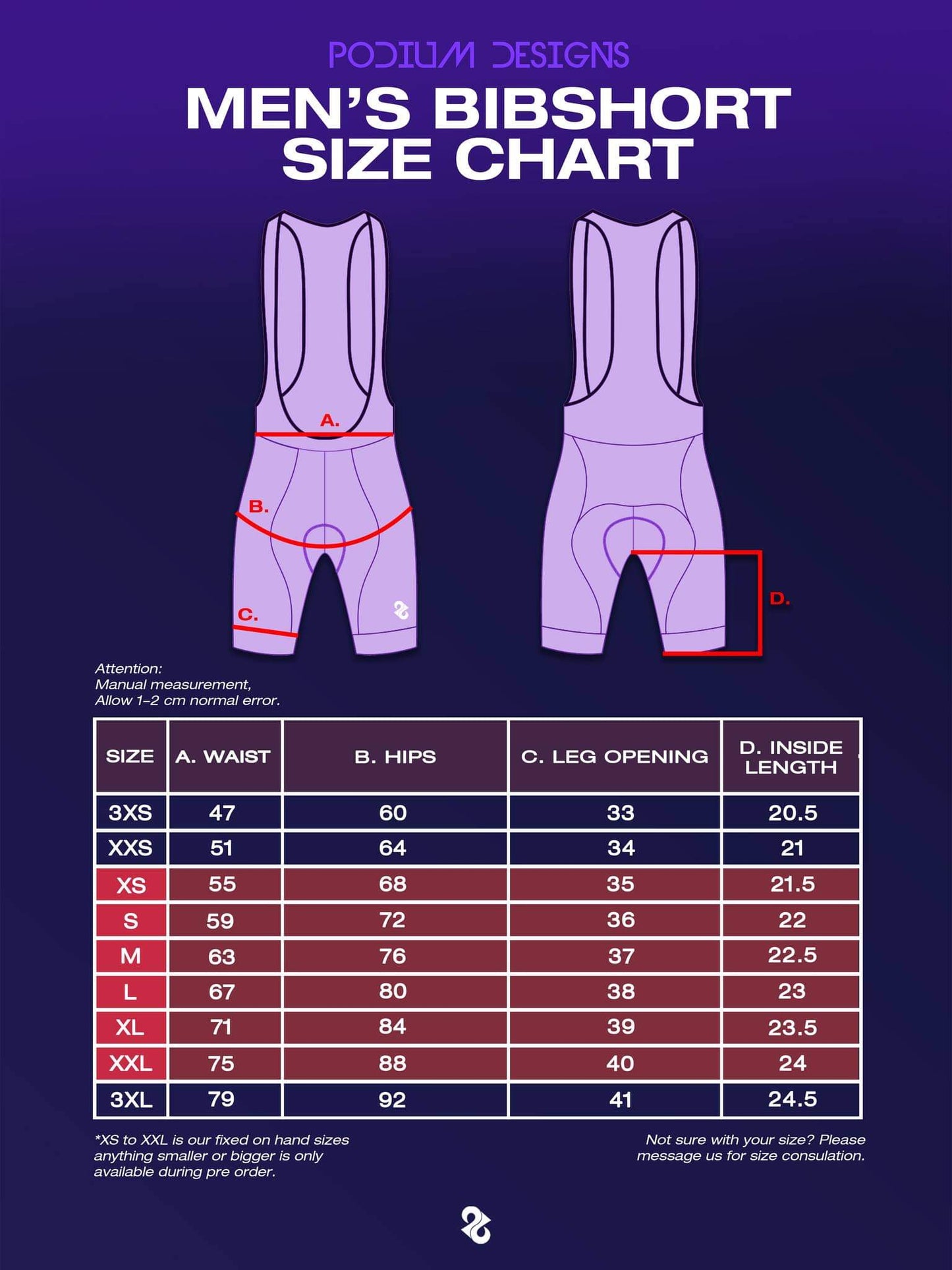 Podium Designs Haste Bib Shorts