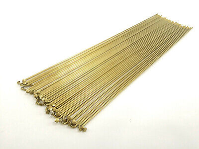 Loaded Precision SS Spokes 258mm Gold