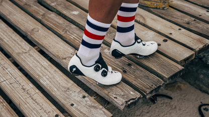 Cafe du Cycliste Skate Stripe Cycling Socks