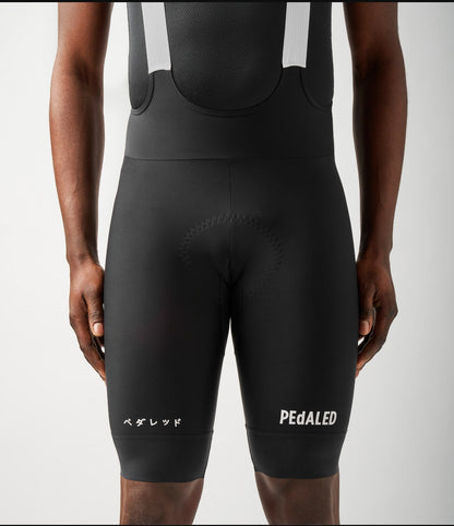 PEdALED Essential Summer Bibshorts Black