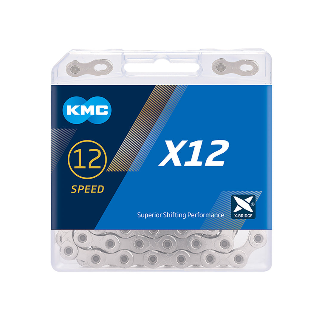 KMC X12 12 Speed Chain - Silver