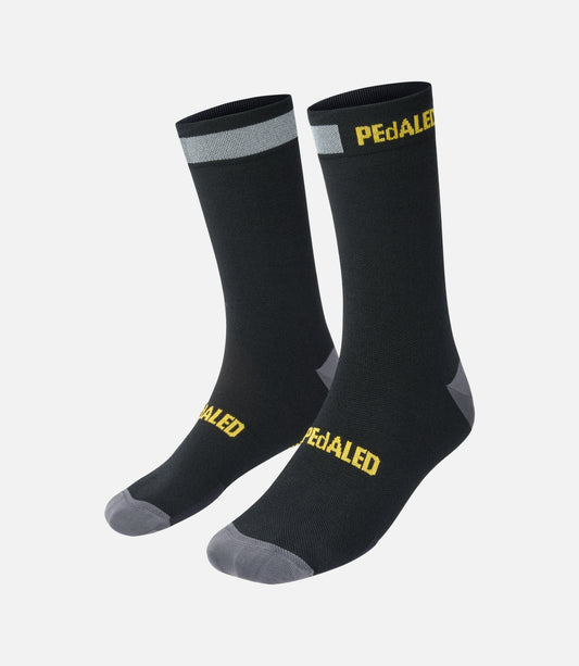 PEdALED Odyssey Reflective Cycling Socks black
