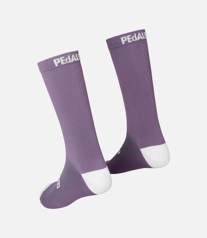 PEdALED Essential Summer Cycling Socks Lilac