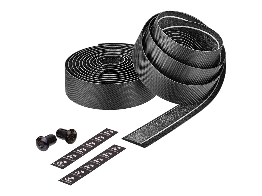 Ciclovation Leather Touch 2D Carbon Black Bar Tape