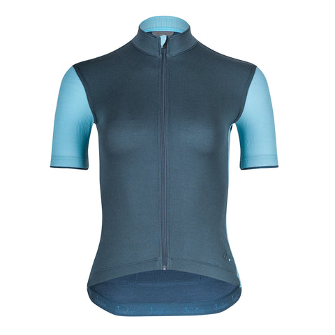 Isadore Women's Signature Cycling Jersey Orion Blue/Aquarelle