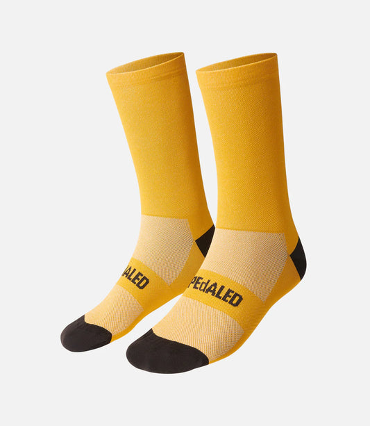 PEdALED Socks - Mirai Lightweight Nugget Gold